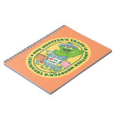 Oscar der Grouch | Monster Treasure Abzeichen Notizblock (Linke Seite)