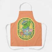 Oscar der Grouch | Monster Treasure Abzeichen Schürze (Vorderseite)