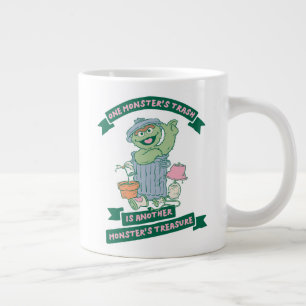 Oscar der Grouch Monster Treasure Graphic Jumbo-Tasse