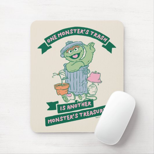 Oscar der Grouch | Monster Treasure Graphic Mousepad (Mit Mouse)