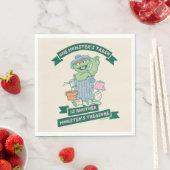 Oscar der Grouch | Monster Treasure Graphic Serviette (Beispiel)