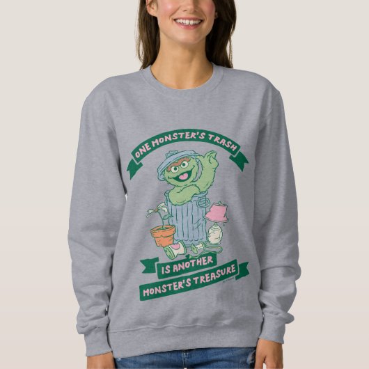 Oscar der Grouch | Monster Treasure Graphic Sweatshirt (Vorderseite)