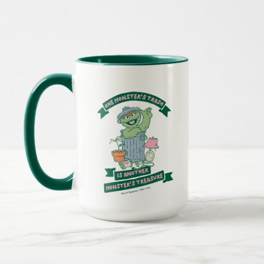 Oscar der Grouch | Monster Treasure Graphic Tasse (Links)