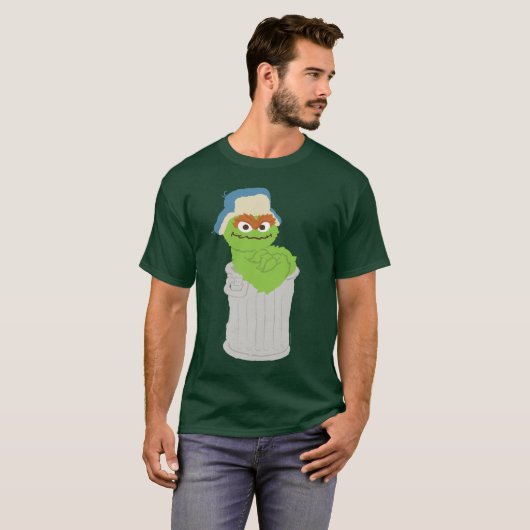 Oscar der Grouch Müll kann Lean T-Shirt (Vorne ganz)