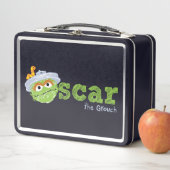 Oscar der Grouch-Name Metall Lunch Box (Beispiel)