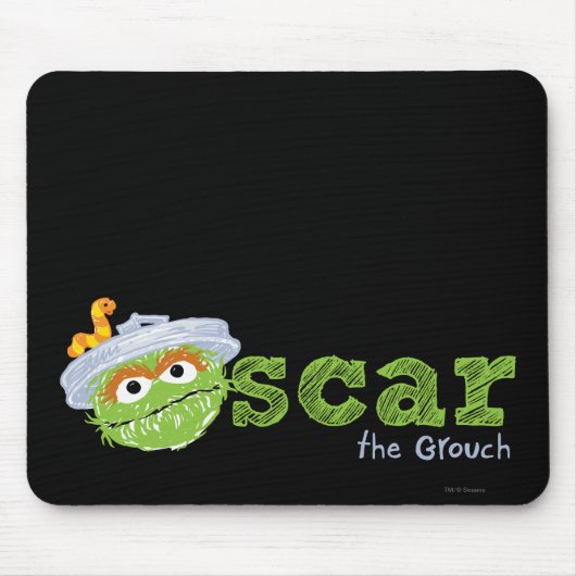 Oscar der Grouch-Name Mousepad (Vorne)