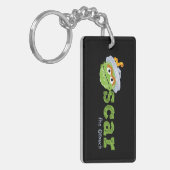 Oscar der Grouch-Name Schlüsselanhänger (Vorderseite links)