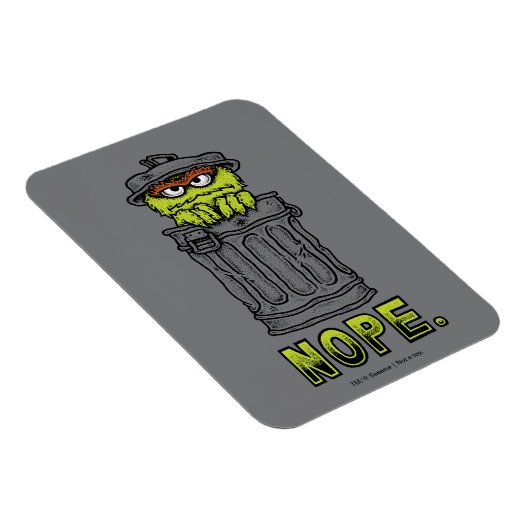 Oscar der Grouch - Nope. Magnet (Rechte Seite)