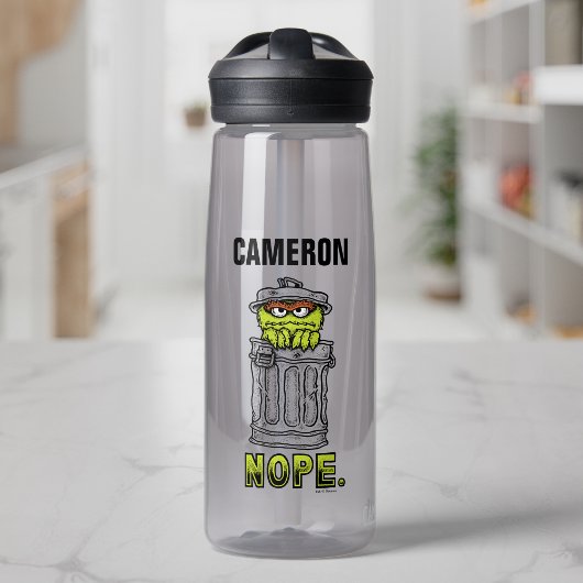 Oscar der Grouch - Nope. | Name hinzufügen Trinkflasche