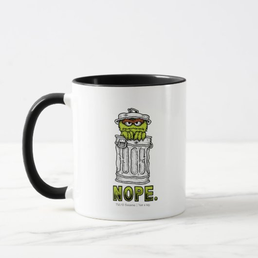 Oscar der Grouch - Nope. Tasse (Links)
