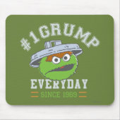 Oscar der Grouch Nummer 1 Mousepad (Vorne)