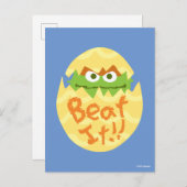 Oscar der Grouch Postkarte (Vorne/Hinten)
