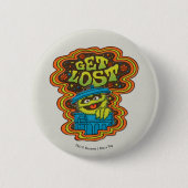 Oscar der Grouch | Psychedelisch Button (Vorderseite)