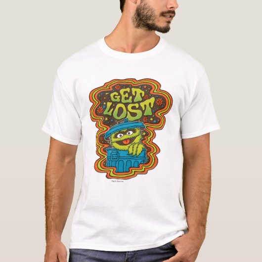 Oscar der Grouch | Psychedelisch T-Shirt (Vorderseite)