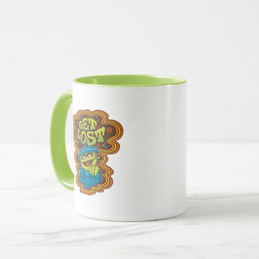 Oscar der Grouch | Psychedelisch Tasse (Vorderseite Links)