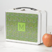 Oscar der Grouch | Rücken-Muster der 80er Jahre Metall Brotdose (Beispiel)