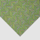 Oscar der Grouch | Rücken-Muster der 80er Jahre Seidenpapier (Ausschnitt)