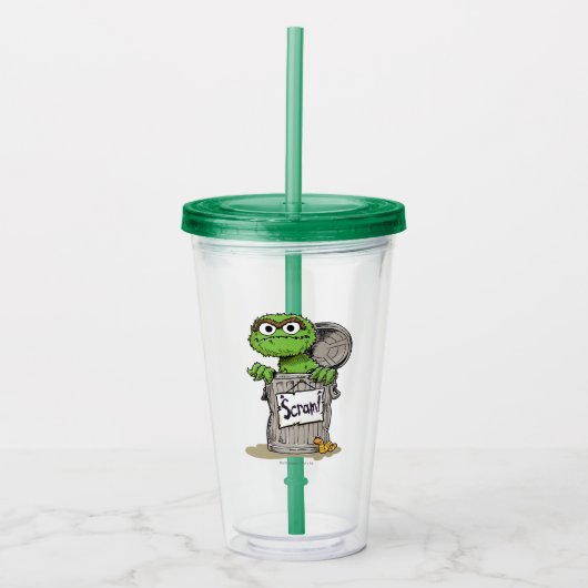 Oscar der Grouch Scram Acryltrinkbecher (Vorderseite)