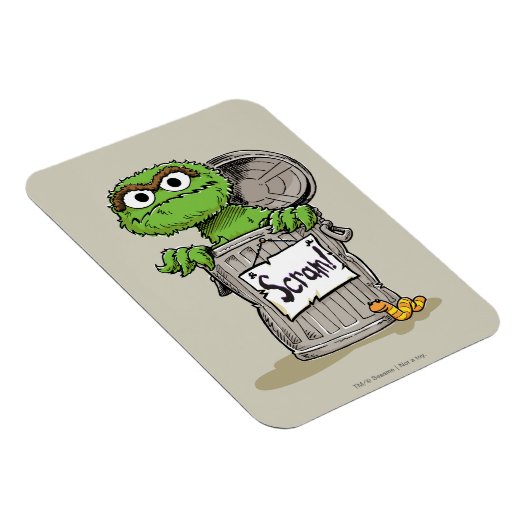 Oscar der Grouch Scram Magnet (Rechte Seite)