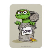 Oscar der Grouch Scram Magnet (Vertikal)