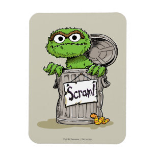 Oscar der Grouch Scram Magnet