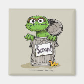 Oscar der Grouch Scram Magnet (Vorne)