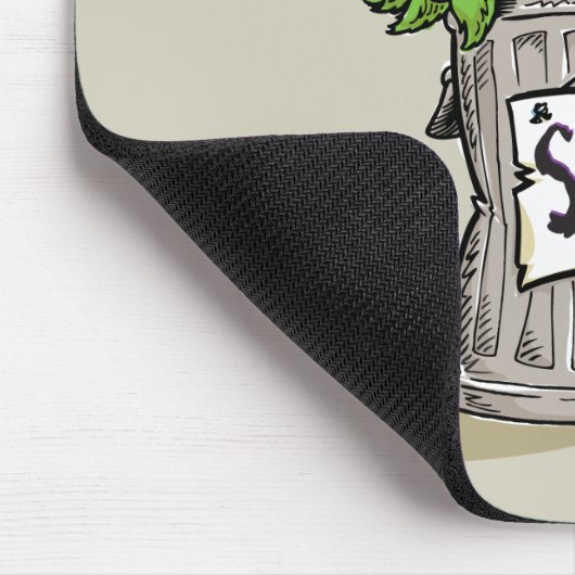 Oscar der Grouch Scram Mousepad (Ecke)