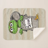 Oscar der Grouch Scram Sherpadecke (Vorderseite (Horizontal))