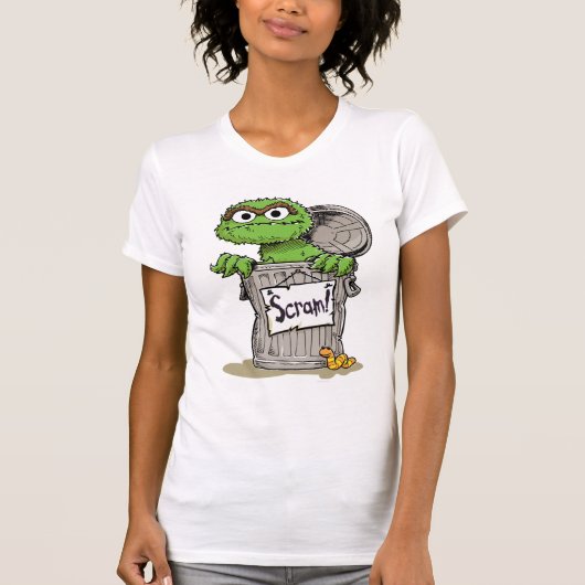 Oscar der Grouch Scram T-Shirt (Vorderseite)