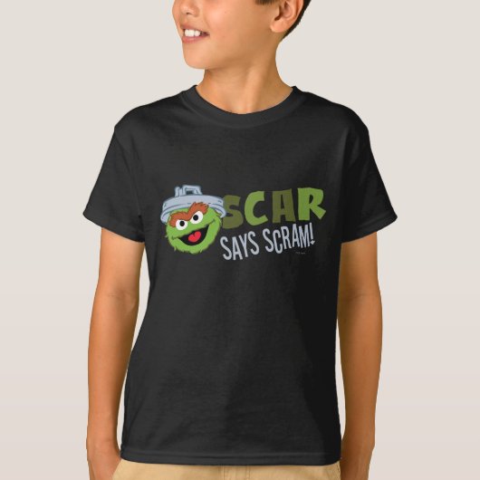 Oscar der Grouch Scram T-Shirt (Vorderseite)