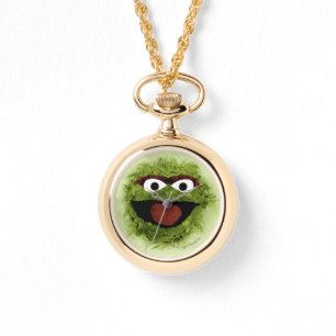 Oscar der Grouch Trend Wasserfarbe Armbanduhr