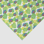 Oscar der Grouch | Tropisches Muster Seidenpapier (Ausschnitt)