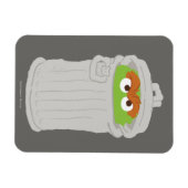Oscar der Grouch und seine Mülleimer können Magnet (Horizontal)