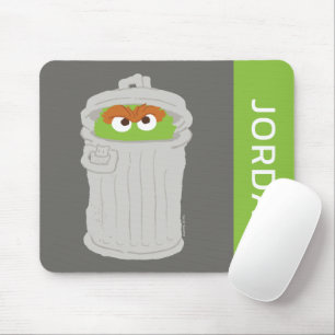 Oscar der Grouch und seine Mülleimer können Name Mousepad