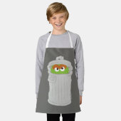 Oscar der Grouch und seine Mülleimer können Schürze (Getragen)