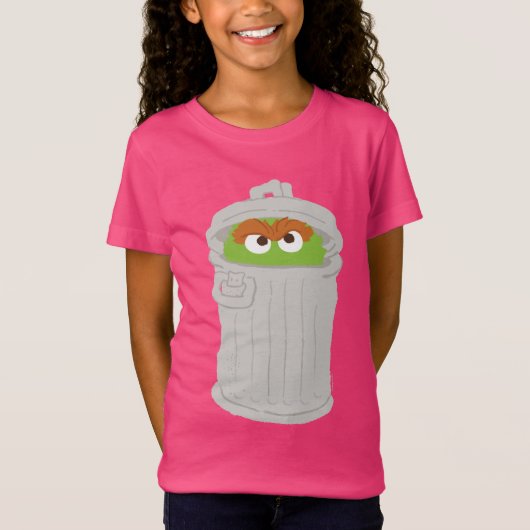 Oscar der Grouch und seine Mülleimer können T-Shirt (Vorderseite)
