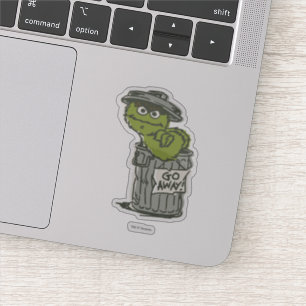 Oscar der Grouch Vintag Aufkleber
