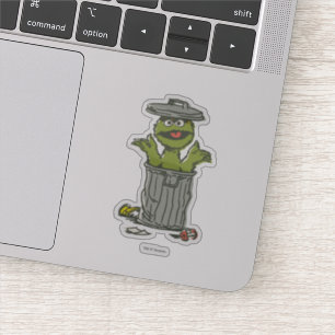 Oscar der Grouch Vintag Aufkleber