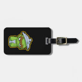 Oscar der Grouch Zombie Gepäckanhänger (Vorderseite horizontal)
