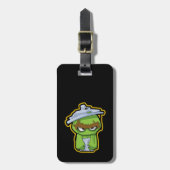 Oscar der Grouch Zombie Gepäckanhänger (Vorderseite vertikal)