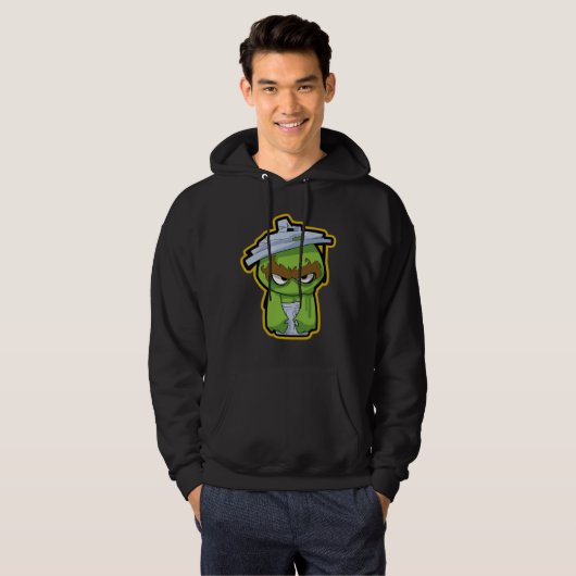 Oscar der Grouch Zombie Hoodie (Vorne ganz)