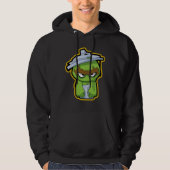 Oscar der Grouch Zombie Hoodie (Vorderseite)