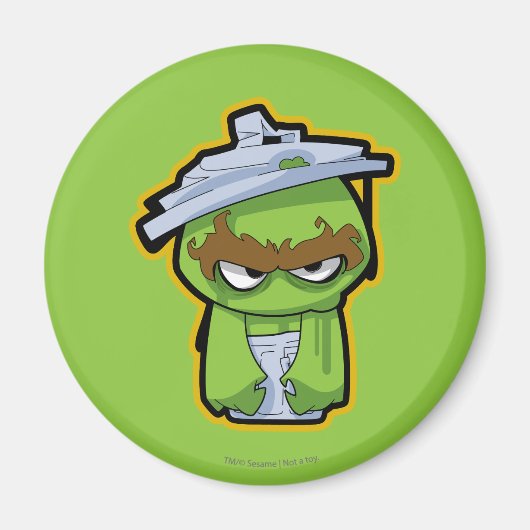 Oscar der Grouch Zombie Magnet (Vorne)
