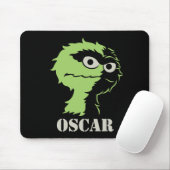 Oscar der Mülleimer Hälfte Mousepad (Mit Mouse)