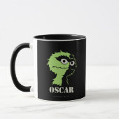 Oscar der Mülleimer Hälfte Tasse (Links)