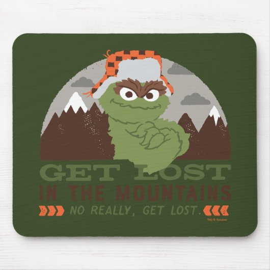 Oscar Die Grouch | Die große Außenwelt Mousepad (Vorne)