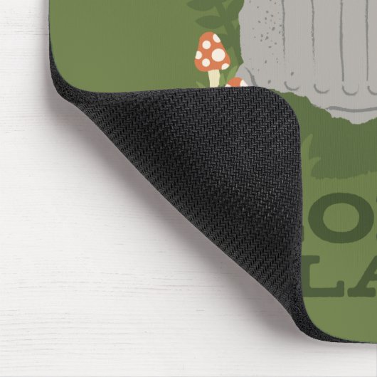 Oscar Die Grouch | Die große Außenwelt Mousepad (Ecke)