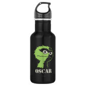 Oscar die Grouch Half Edelstahlflasche (Vorderseite)