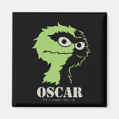 Oscar die Grouch Half Magnet (Vorne)