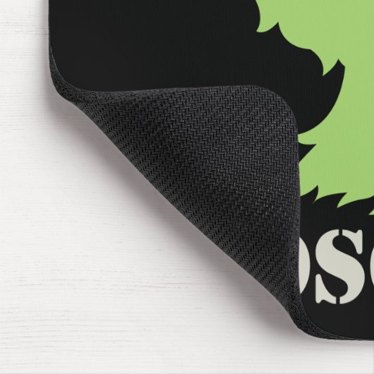 Oscar die Grouch Half Mousepad (Ecke)